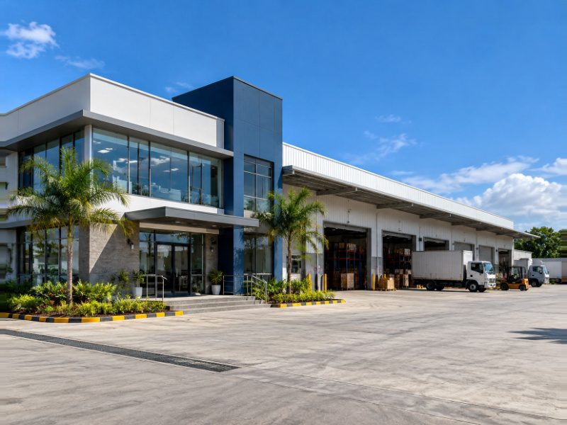 Commercial warehouse and office property